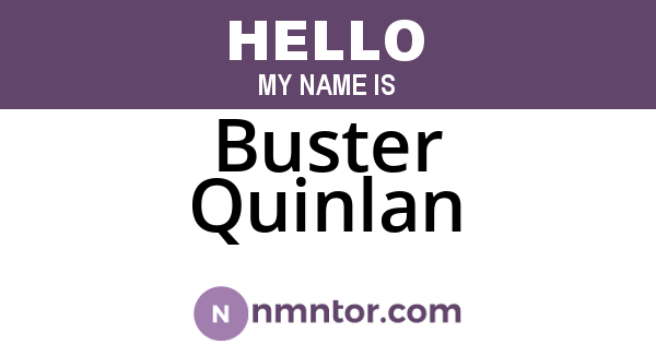 Buster Quinlan