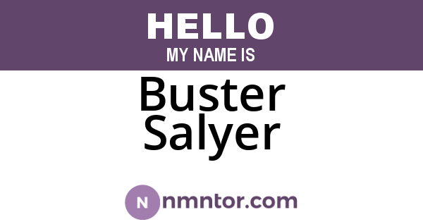 Buster Salyer