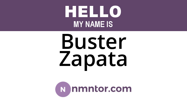 Buster Zapata