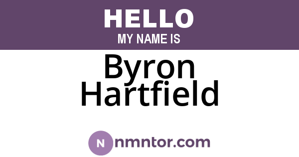 Byron Hartfield