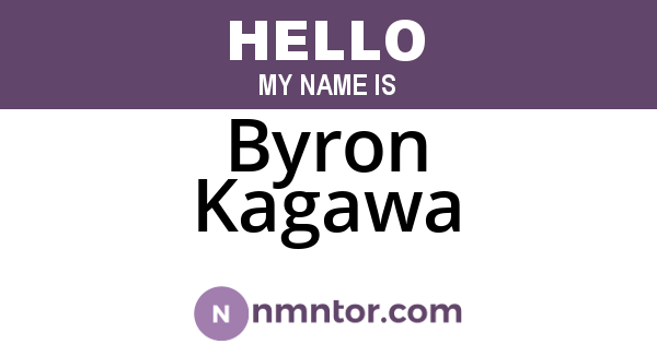 Byron Kagawa