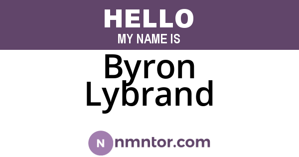 Byron Lybrand