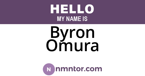 Byron Omura