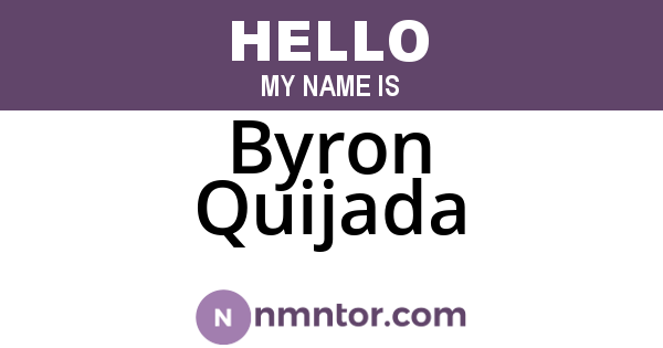 Byron Quijada