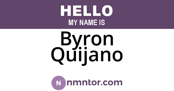 Byron Quijano