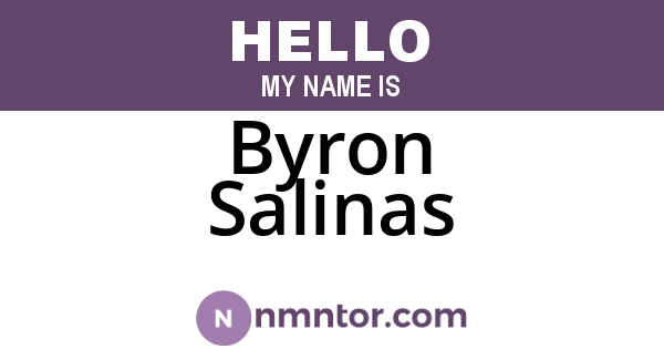 Byron Salinas