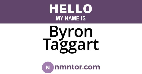 Byron Taggart