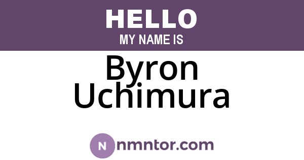 Byron Uchimura