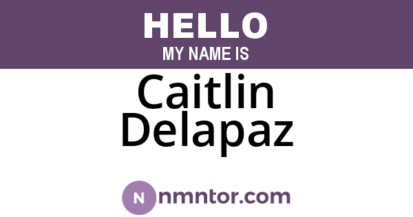 Caitlin Delapaz
