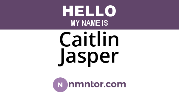 Caitlin Jasper