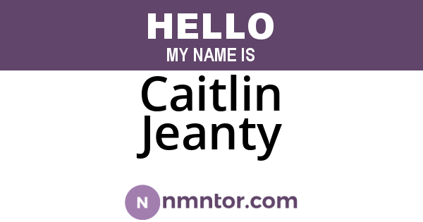 Caitlin Jeanty