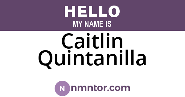 Caitlin Quintanilla