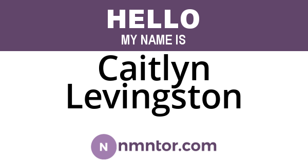 Caitlyn Levingston
