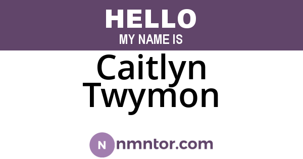 Caitlyn Twymon