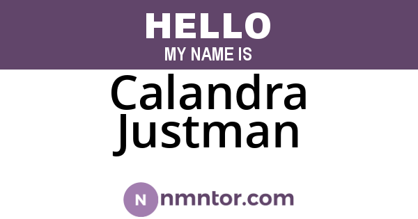 Calandra Justman