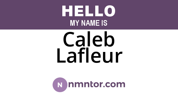 Caleb Lafleur