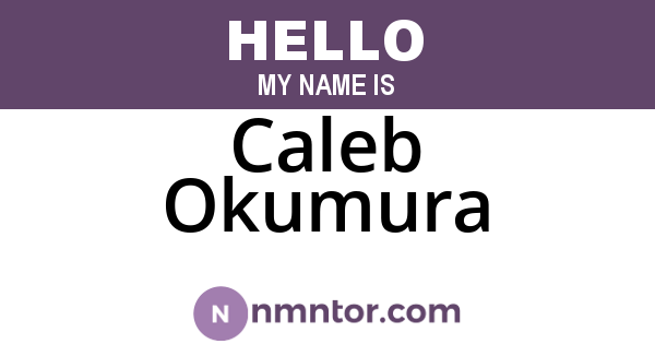 Caleb Okumura