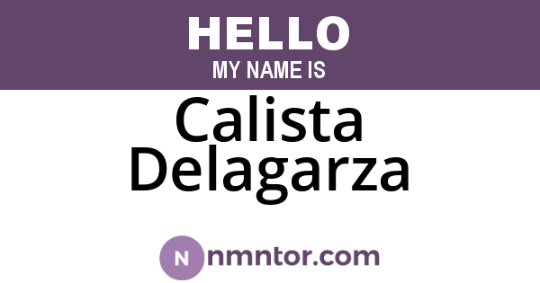 Calista Delagarza