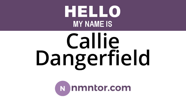 Callie Dangerfield