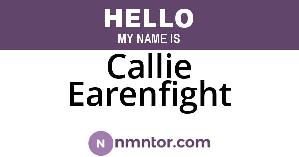 Callie Earenfight