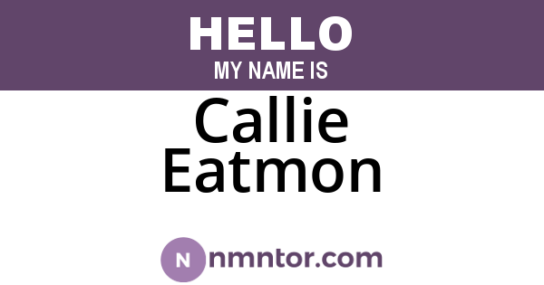 Callie Eatmon