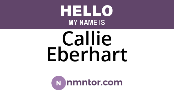 Callie Eberhart