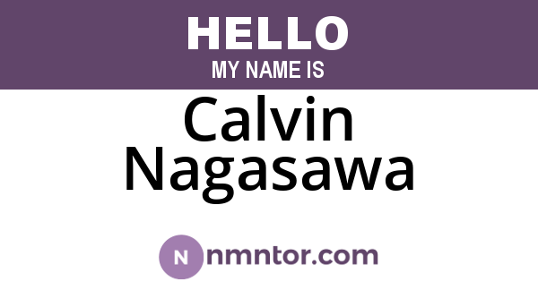 Calvin Nagasawa