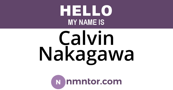 Calvin Nakagawa