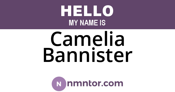 Camelia Bannister