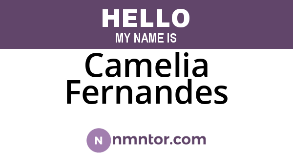 Camelia Fernandes