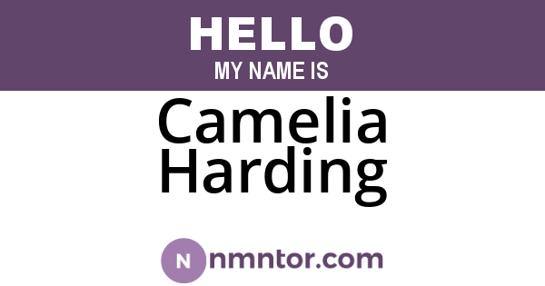 Camelia Harding
