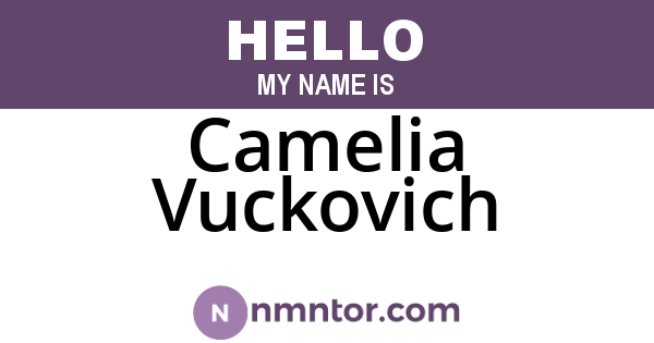 Camelia Vuckovich