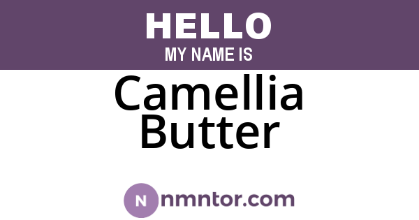 Camellia Butter