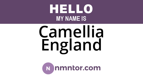 Camellia England