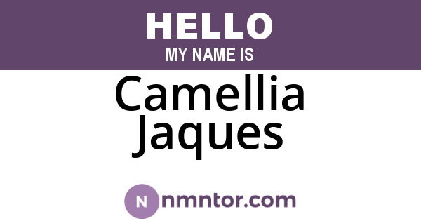 Camellia Jaques