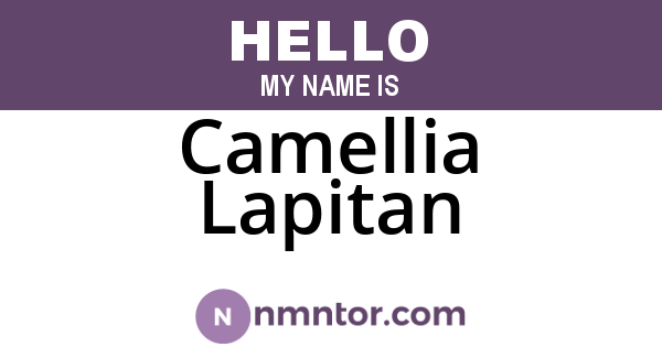 Camellia Lapitan