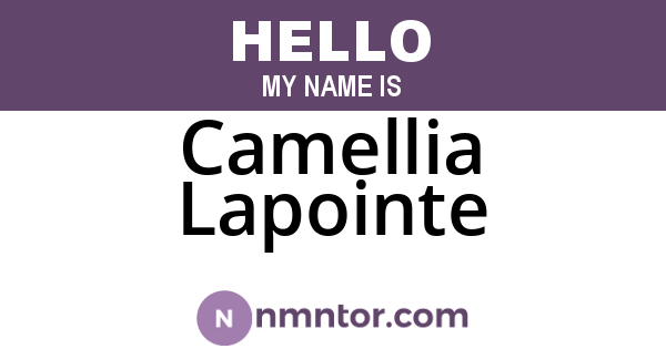 Camellia Lapointe