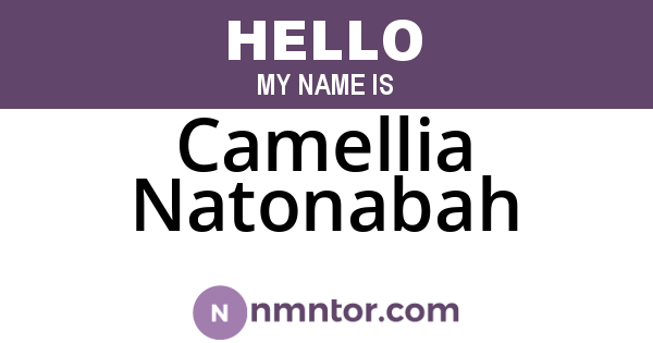 Camellia Natonabah