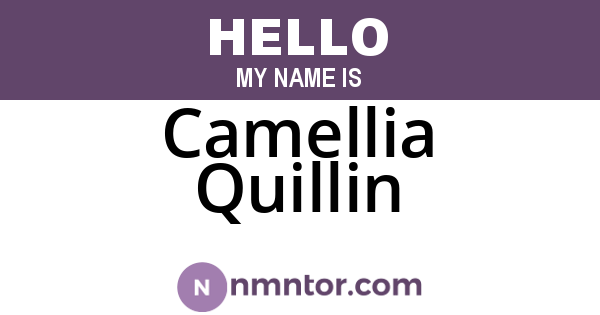Camellia Quillin
