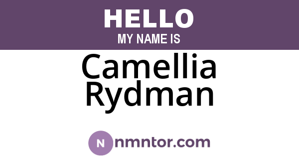 Camellia Rydman