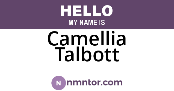 Camellia Talbott