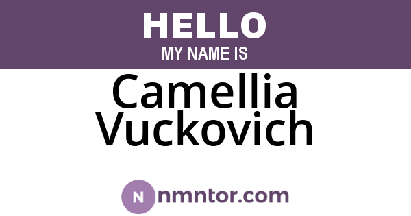 Camellia Vuckovich