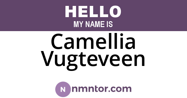Camellia Vugteveen