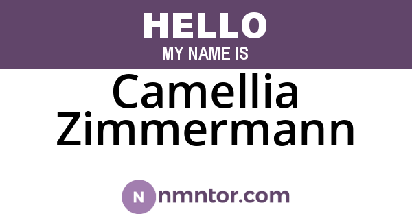 Camellia Zimmermann