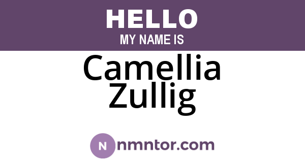 Camellia Zullig
