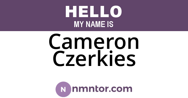 Cameron Czerkies
