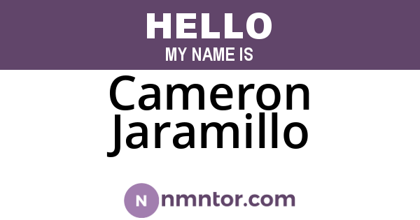 Cameron Jaramillo