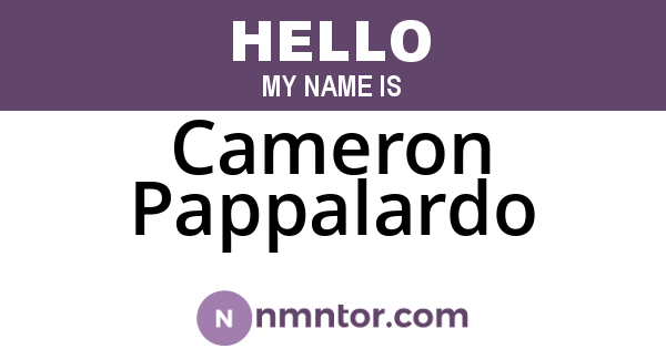 Cameron Pappalardo