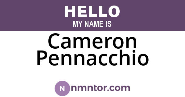 Cameron Pennacchio