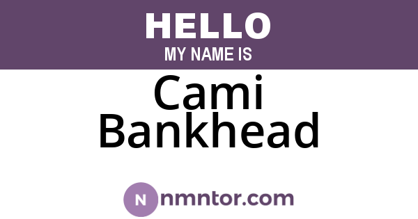 Cami Bankhead